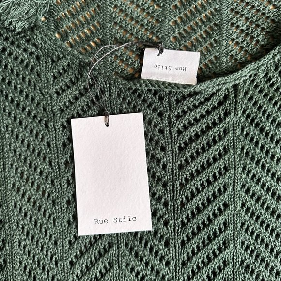 RUE STIIC - TORI KNIT DRESS - EDEN GREEN - SMALL SIZE - Picture 3 of 9